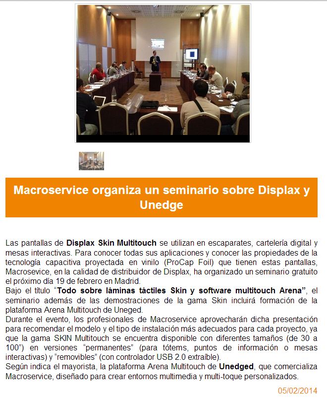 Macroservice en Portal Informático